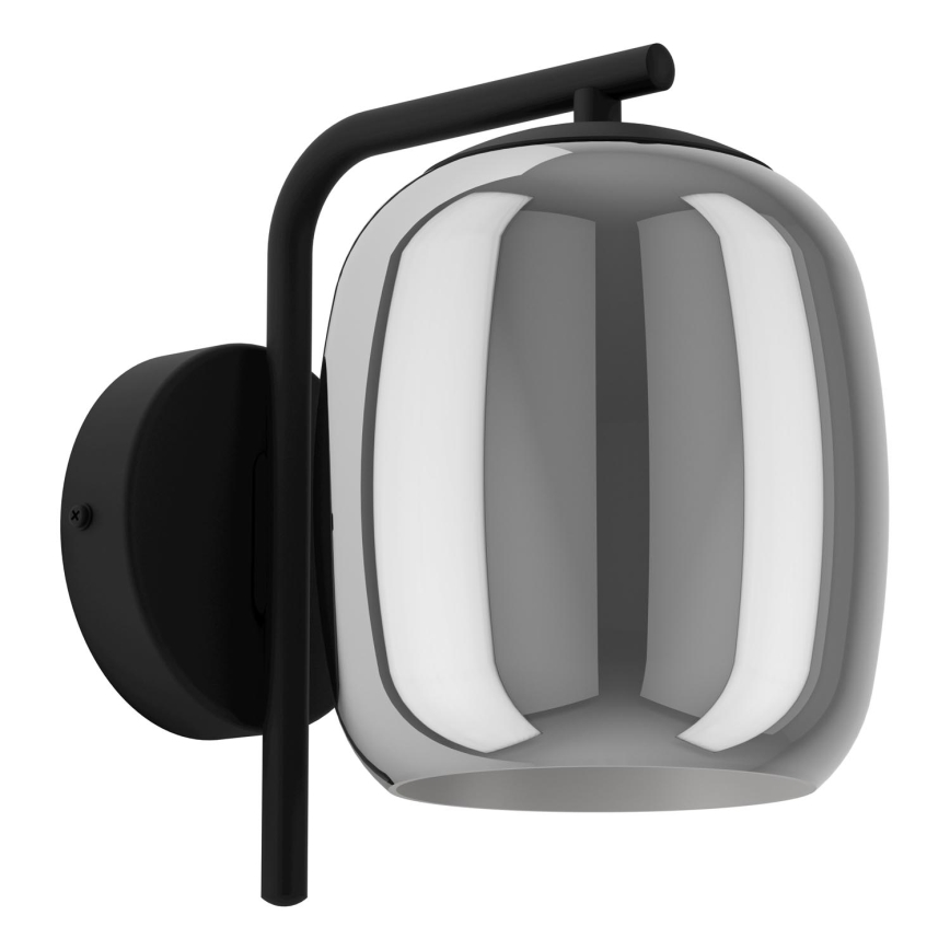 Eglo - Sienas lampa 1xE27/28W/230V pelēka
