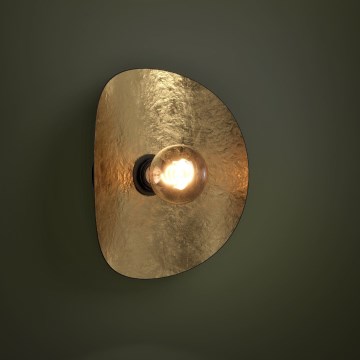 Eglo - Sienas lampa 1xE27/40W/230V melna/zelta