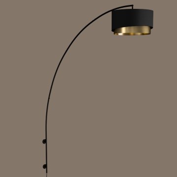 Eglo - Sienas lampa 1xE27/40W/230V melna/zelta