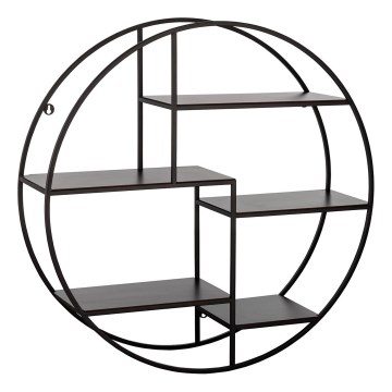 Eglo - Sienas plaukts 26x90 cm melna