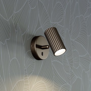 Eglo - Sienas prožektors 1xGU10/5W/230V brūns