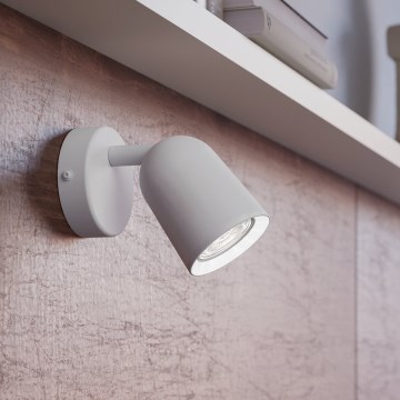 Eglo - Sienas punktgaismeklis 1xGU10/5W/230V balts