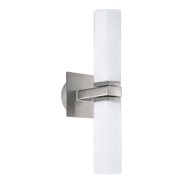 EGLO - Sienas vannas istabas lampa 2xG9/40W  opāla stikls IP44