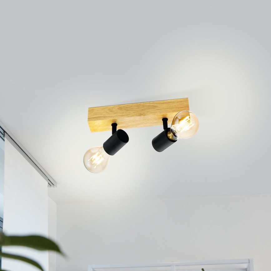 Eglo - Starmetis TOWNSHEND 2xE27/60W/230V - FSC sertificēts