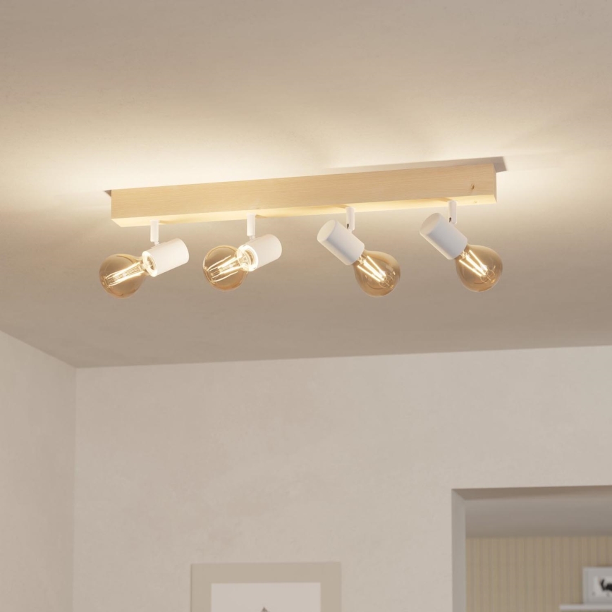 Eglo - Starmetis TOWNSHEND 4xE27/60W/230V - FSC sertificēts