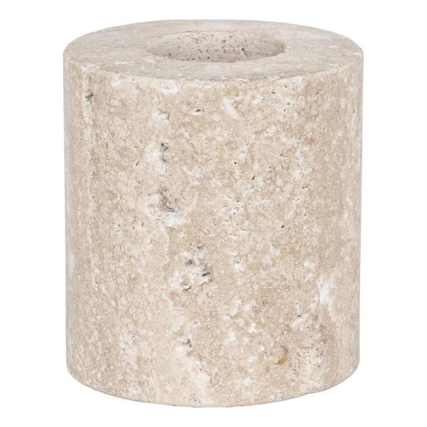 Eglo - Svečturis 5x5 cm bēša marmors/bēša