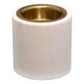 Eglo - Svečturis 6x6 cm marmors/balta