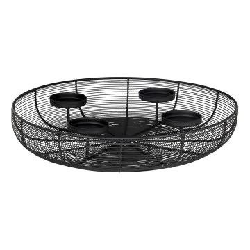Eglo - Svečturis d. 45 cm melna