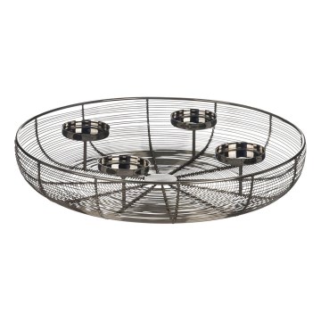 Eglo - Svečturis d. 45 cm spīdīgi hromēts
