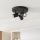 Eglo - Vannas istabas spotgaismeklis 3xGU10/5W/230V Ø 25 cm IP44 melns