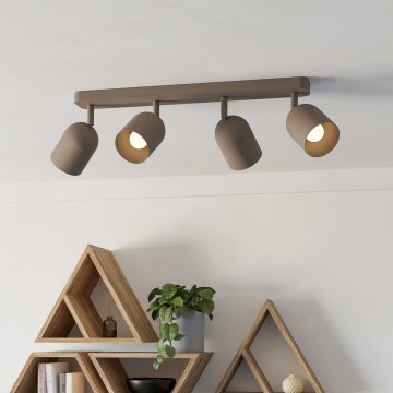 Eglo - Virziena gaismeklis 4xE14/40W/230V bēšs