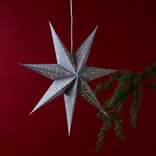 Eglo - Ziemassvētku rotājums zvaigzne sudraba