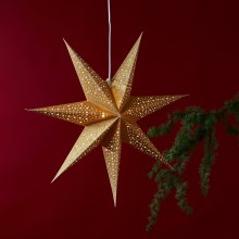 Eglo - Ziemassvētku rotājums zvaigzne zelta