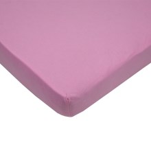 EKO - Ūdensnecaurlaidīgs palags ar gumiju JERSEY 120x60 cm rozā