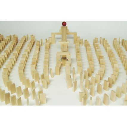 EkoToys - Koka domino 830 gab. dižskābardis