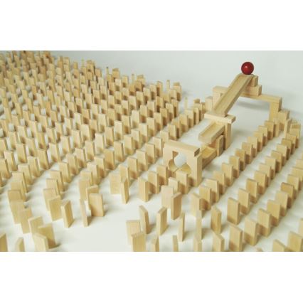 EkoToys - Koka domino 830 gab. dižskābardis