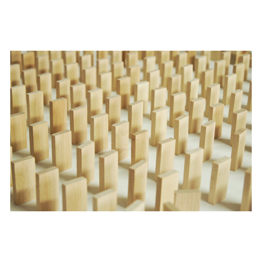 EkoToys - Koka domino 830 gab. dižskābardis