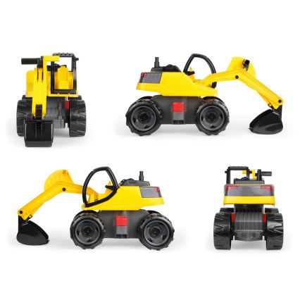 Ekskavators GIGA TRUCKS 62 cm dzeltenais/melnais