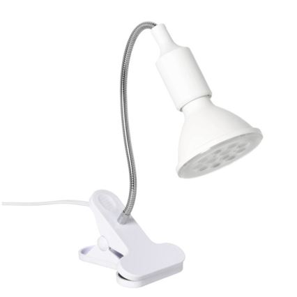 Elastīga galda lampa ar skavu augu audzēšanai PLANTY 1xE27/30W/230V balta