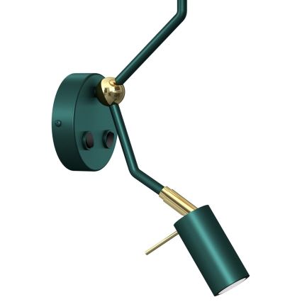 Elastīga lampiņa VERDE 1xE27/60W/230V + 1xGU10-MR11/7W zaļa
