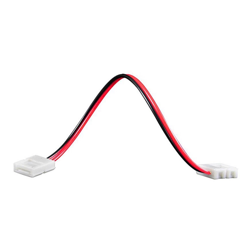 Elastīgs divpusējs leņķa savienotājs priekš 2-pin LED auklas 8 mm