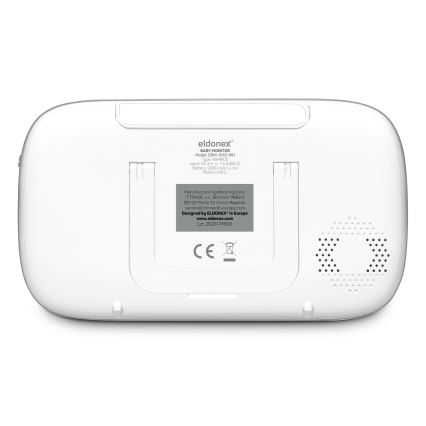 ELDONEX EBM-1010-WH - Bērnu uzraudzības ierīce 5V/2000 mAh