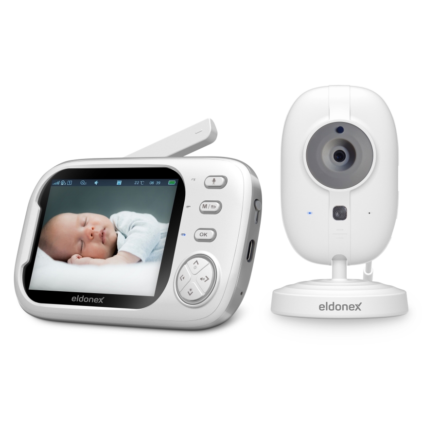 ELDONEX EBM-1010-WH - Bērnu uzraudzības ierīce 5V