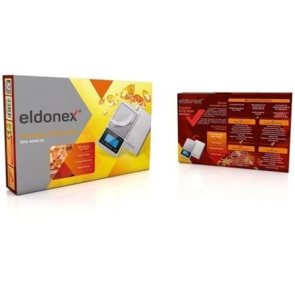 ELDONEX EKS-4040-SL - Augstas precizitātes svari 2xCR2032 sudraba