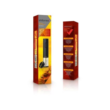 ELDONEX EWO-2100-BK - Elektriskais vīna attaisāmais 4xAA melna
