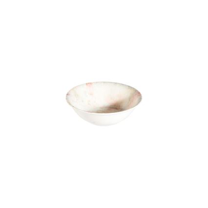Eleganta 24 daļu porcelāna servīze — rozā/bēša
