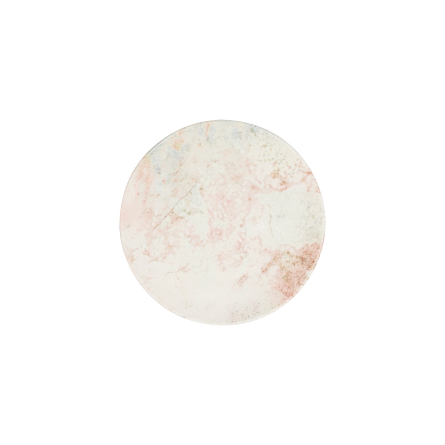 Eleganta 24 daļu porcelāna servīze — rozā/bēša