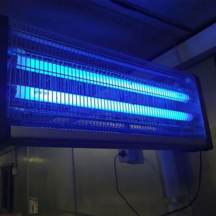 Elektriskā kukaiņu lampa 2x15W/230V 100m2