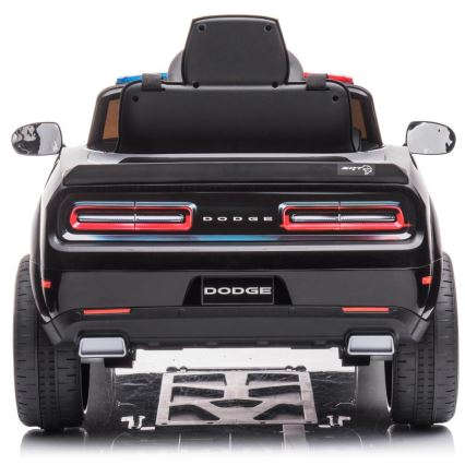 Elektriskais auto Dodge Challenger Policijas automašīna 50W/4500 mAh  melna/balta