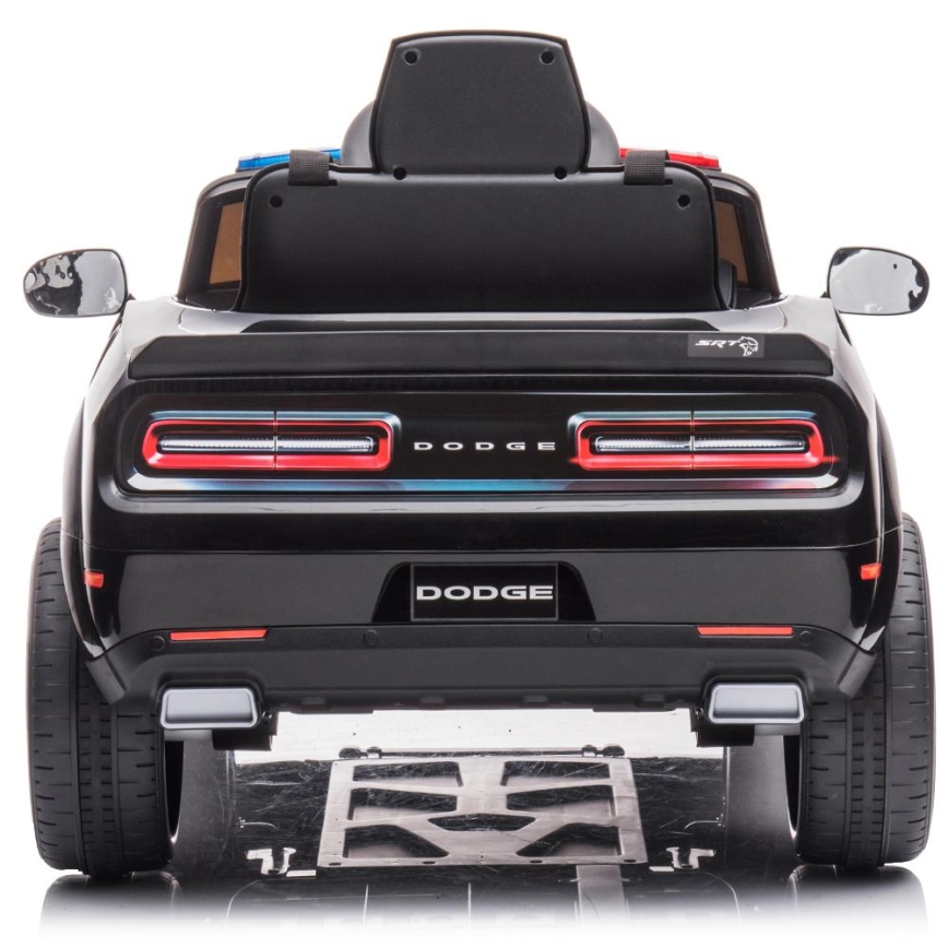 Elektriskais auto Dodge Challenger Policijas automašīna 50W/4500 mAh  melna/balta
