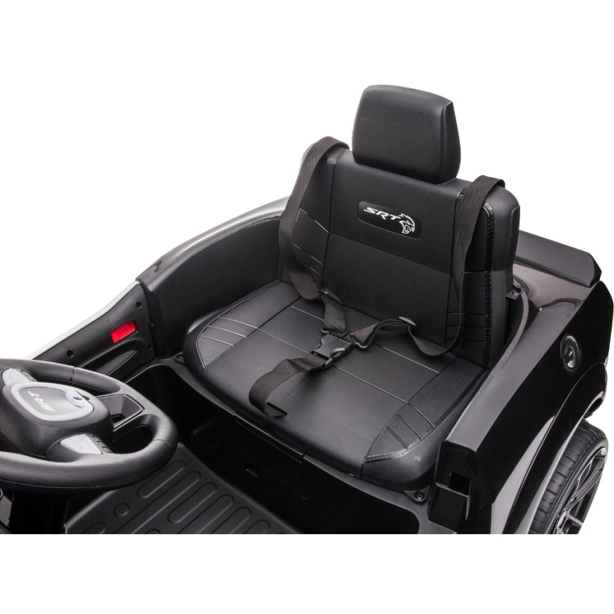 Elektriskais auto Dodge Challenger Policijas automašīna 50W/4500 mAh  melna/balta