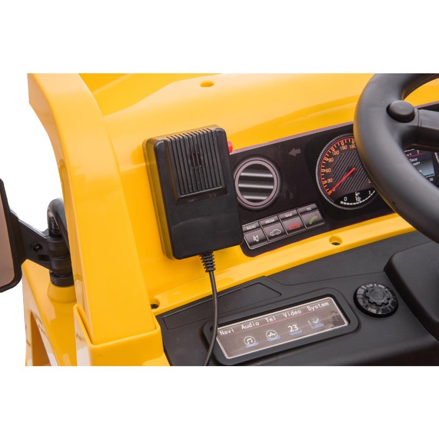 Elektriskais auto Iekrāvējs CAT 60W/4500 mAh dzeltena/melna