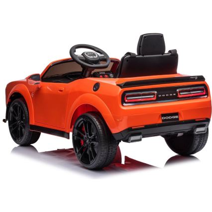 Elektriskā rotaļu mašīna Dodge Challenger 50W/4500 mAh oranža