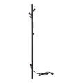 Elektriskais dvieļu žāvētājs 118 cm 30W melns