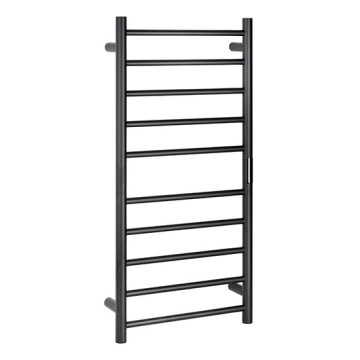 Elektriskais dvieļu žāvētājs 45x96 cm 130W nerūsējošā tērauda/melns