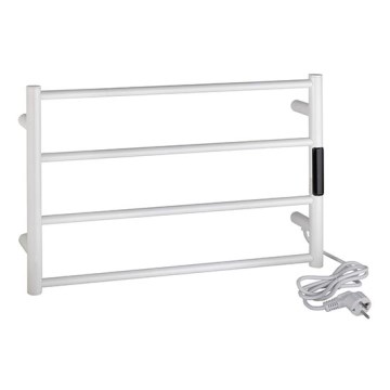 Elektriskais dvieļu žāvētājs 56x37 63W nerūsējošais tērauds/balts