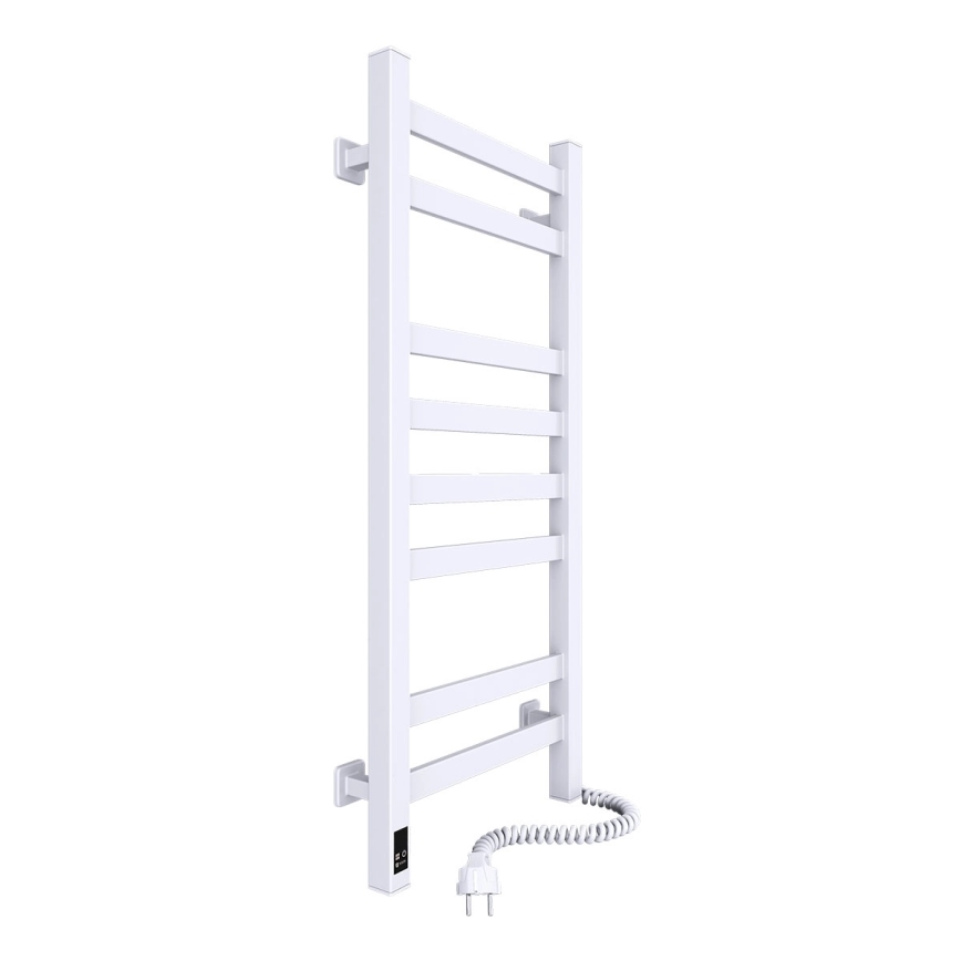 Elektriskais dvieļu žāvētājs ar termostatu AVANGARD 105W 80x36 cm, balts, labais