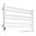 Elektriskais dvieļu žāvētājs ar termostatu AVANGARD 181W 50x90 cm  balts labais