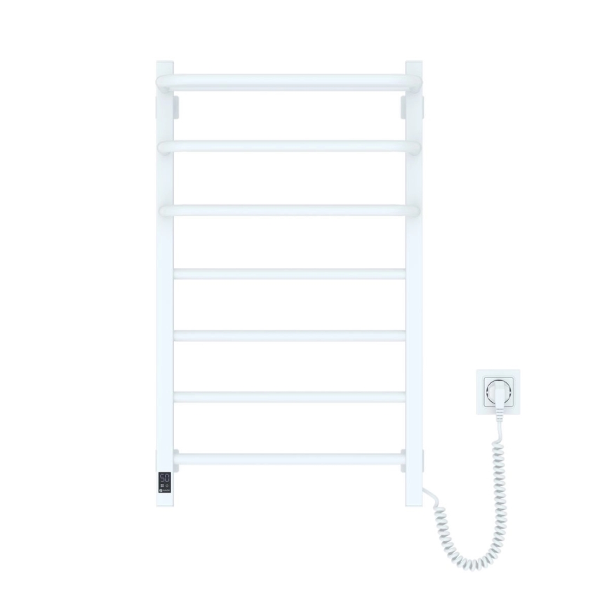 Elektriskais dvieļu žāvētājs ar termostatu FORTIS 155W 80x48 cm, balts, labais