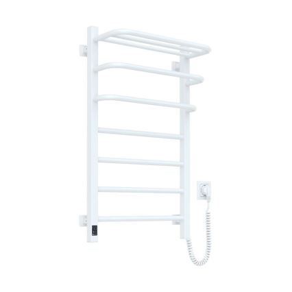 Elektriskais dvieļu žāvētājs ar termostatu FORTIS 155W 80x48 cm, balts, labais