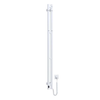 Elektriskais dvieļu žāvētājs ar termostatu SILOUETTE 106W 150x9cm balts labais