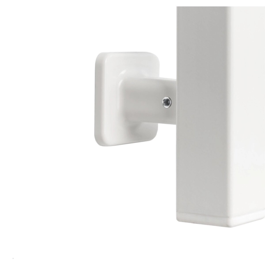 Elektriskais dvieļu žāvētājs ar termostatu SILOUETTE 187W/230V 120,6 cm IP44 balta pa labi leņķa