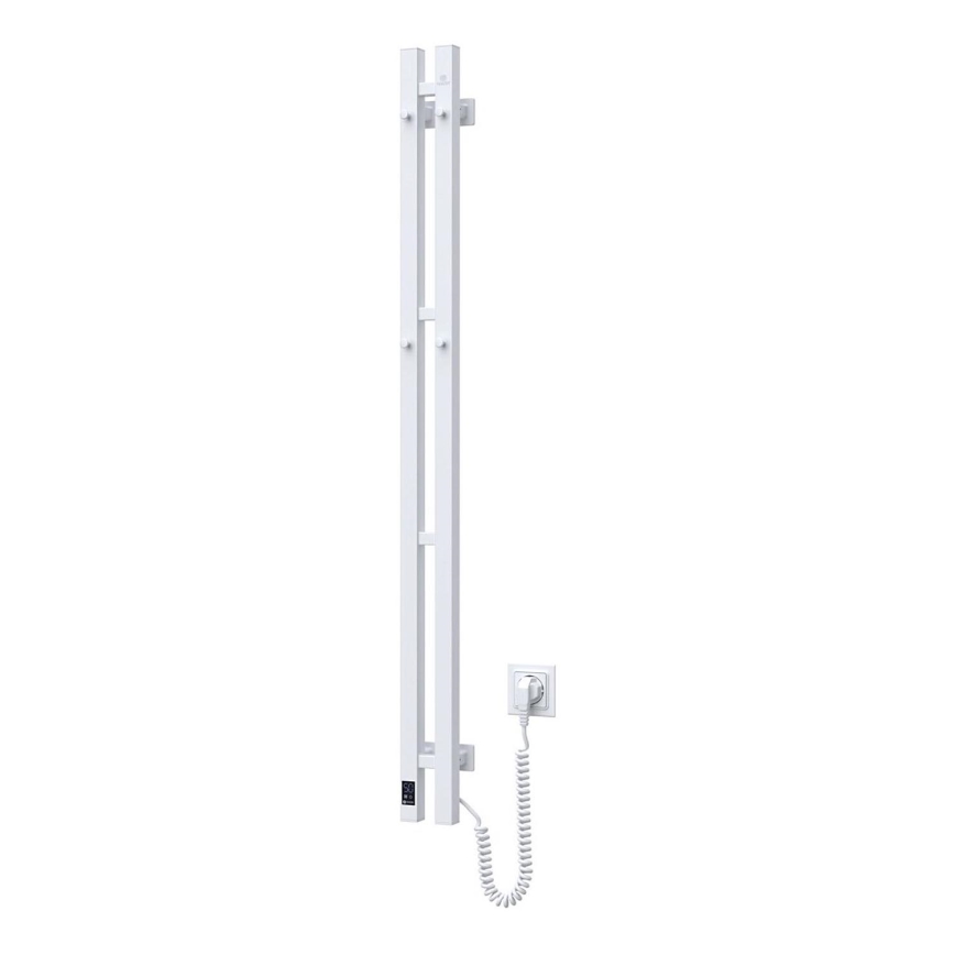 Elektriskais dvieļu žāvētājs ar termostatu SILOUETTE 187W/230V 120,6 cm IP44 balta pa labi leņķa