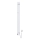 Elektriskais dvieļu žāvētājs ar termostatu SILOUETTE 200W/230V 150,6 cm IP44 balts labais
