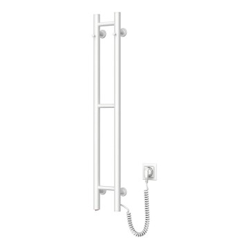 Elektriskais dvieļu žāvētājs SILOUETTE 187W/230V 101,1 cm IP44 balta pa labi apaļa