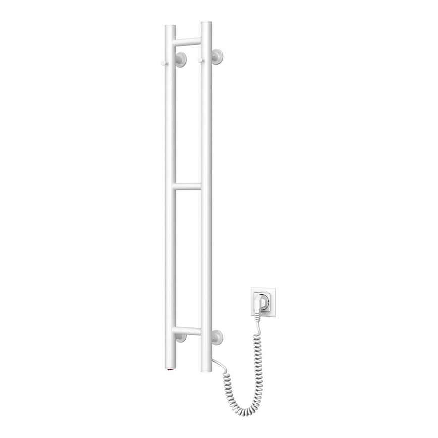 Elektriskais dvieļu žāvētājs SILOUETTE 187W/230V 101,1 cm IP44 balta pa labi apaļa
